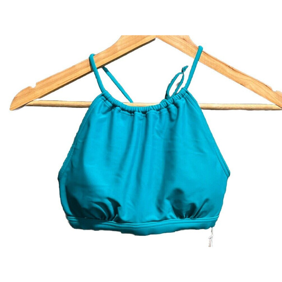 prAna Green Dragonfly Brina Women's Swimsuit Top Size XS - Picture 1 of 6